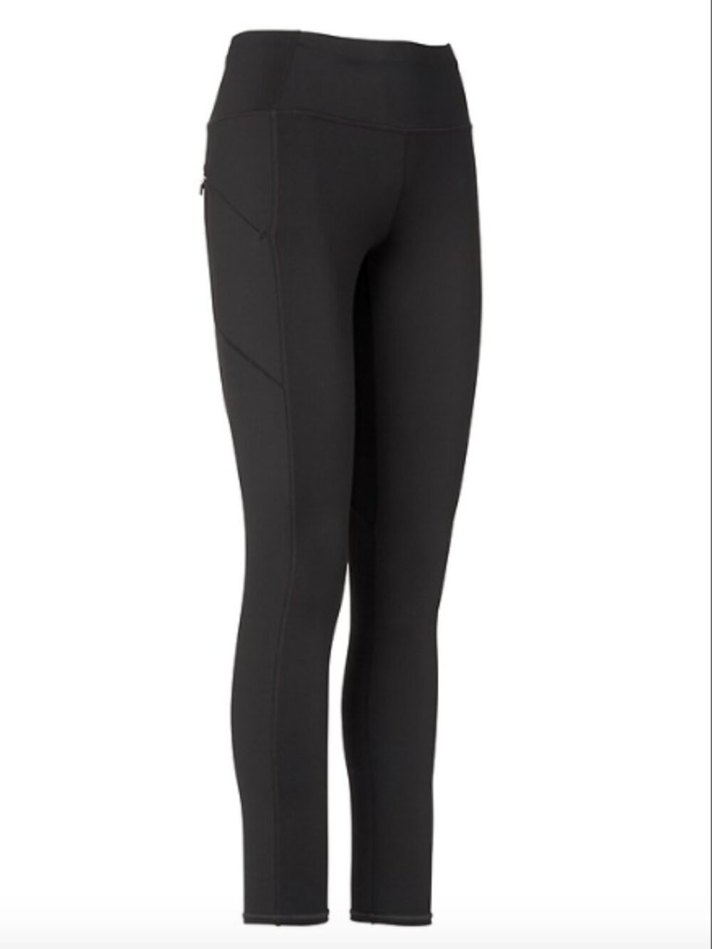 Athleta Contender Full-Length Tight Leggings with Pockets - Black, Size XXS